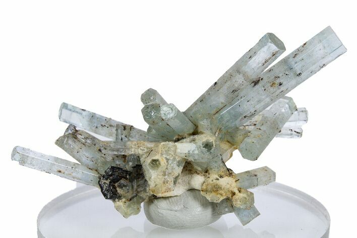 Aquamarine Crystal Spray - Erongo Mountains, Namibia #346209